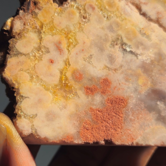 Beautiful Polished Pink Amethyst Geode Crystal Cutbase - Picture 2 of 13